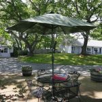 Patio With Umbrella Tables